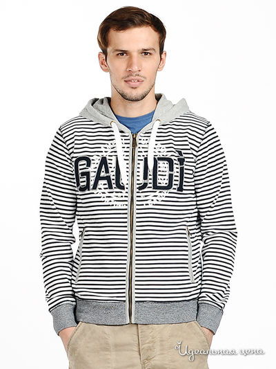 Джемпер Gaudi, цвет цвет белый / принт черная полоска