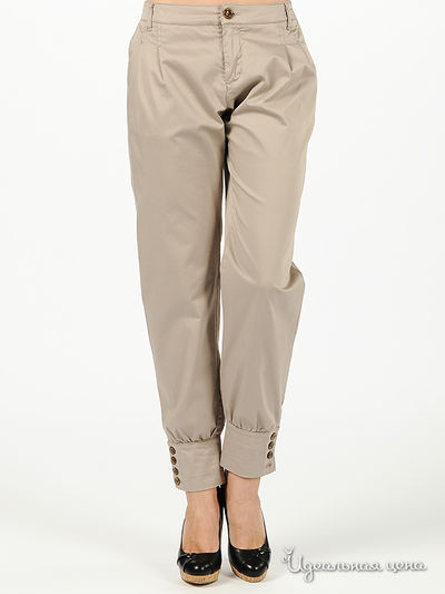 Брюки Gaudi, цвет цвет бежевый