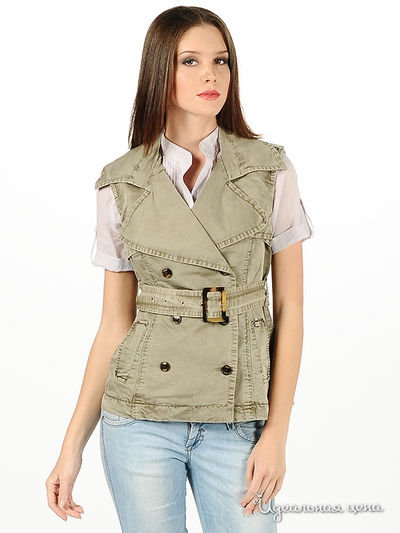 Жилет Gaudi, цвет цвет хаки