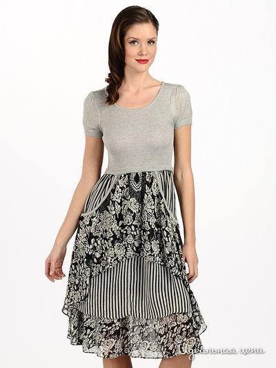 Платье Eleni Viare, цвет цвет серый