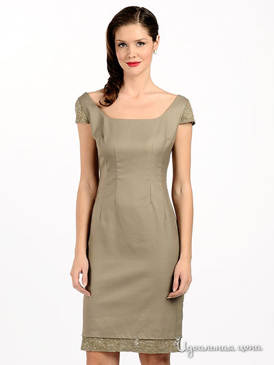 Платье Eleni Viare, цвет цвет бежевый