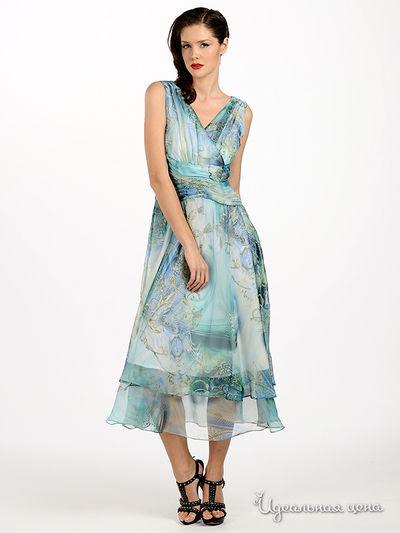 Платье Eleni Viare, цвет цвет голубой