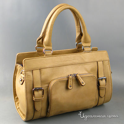 Сумка David Jones, цвет цвет бежевый