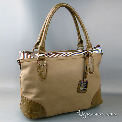 Сумка David Jones, цвет цвет темно-бежевый