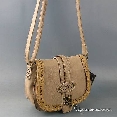 Сумка David Jones, цвет цвет бежевый