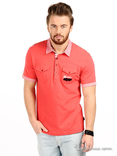 Футболка-поло Moschino MS, цвет цвет красный