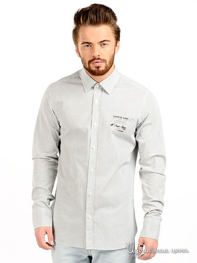 Рубашка Moschino MS, цвет цвет белый / черный