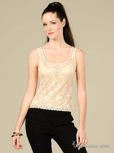 Майка Max Ferrary, цвет цвет бежевый