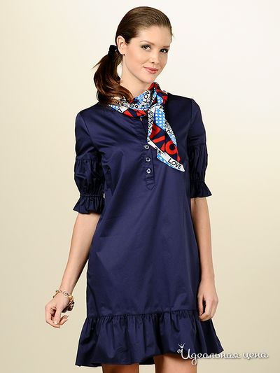 Платье Moschino MS, цвет цвет синий