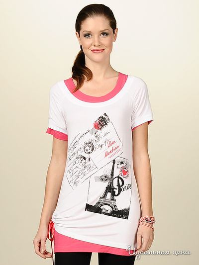 Твинсет Moschino MS, цвет цвет белый / розовый