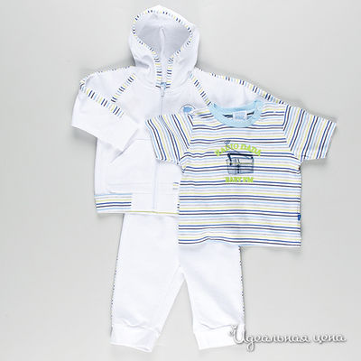 Комплект Cutie Bear, цвет цвет белый / принт полоска