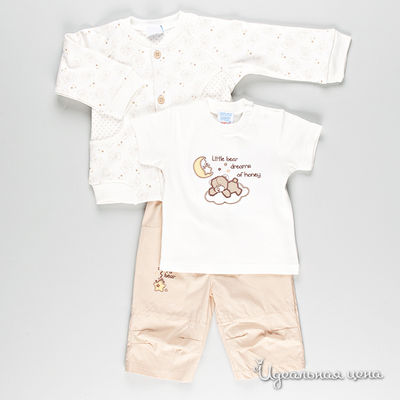 Комплект Cutie Bear, цвет цвет бежевый / белый