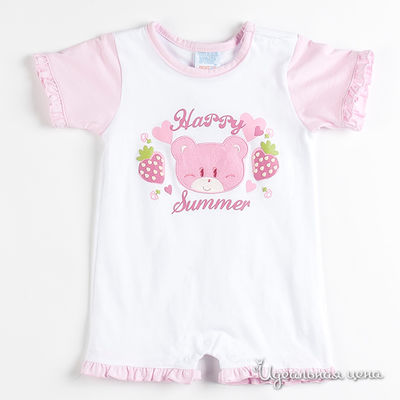 Комбинезон Cutie Bear, цвет цвет розовый / белый
