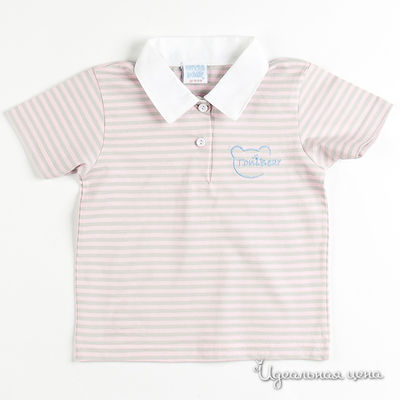 Футболка-поло Cutie Bear, цвет цвет розовый / серый