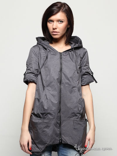 Плащ French Fries, цвет цвет серый