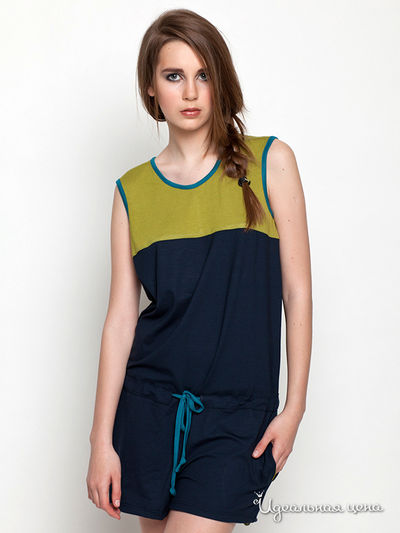 Комбинезон French Fries, цвет цвет зеленый / темно-синий