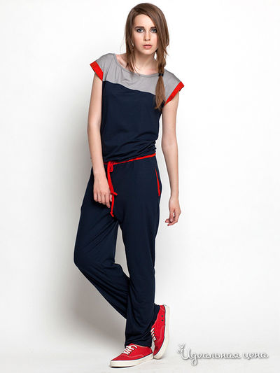 Комбинезон French Fries, цвет цвет серый / темно-синий