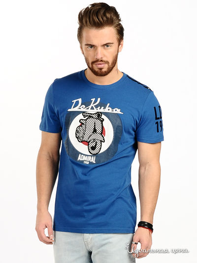 Футболка De Kuba, цвет цвет синий