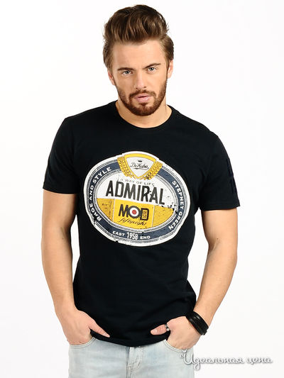 Футболка De Kuba, цвет цвет темно-синий