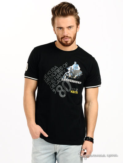 Футболка De Kuba, цвет цвет черный