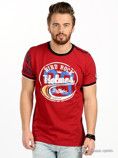 Футболка De Kuba, цвет цвет красный