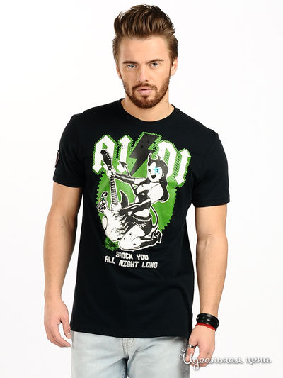 Футболка De Kuba, цвет цвет темно-синий