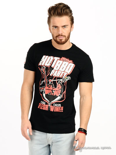 Футболка De Kuba, цвет цвет черный