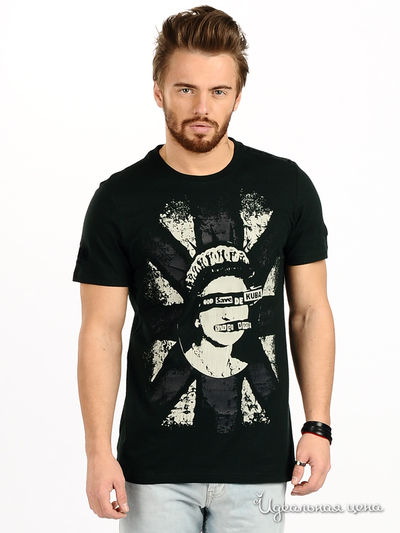 Футболка De Kuba, цвет цвет темно-зеленый