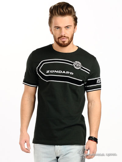 Футболка De Kuba, цвет цвет темно-зеленый