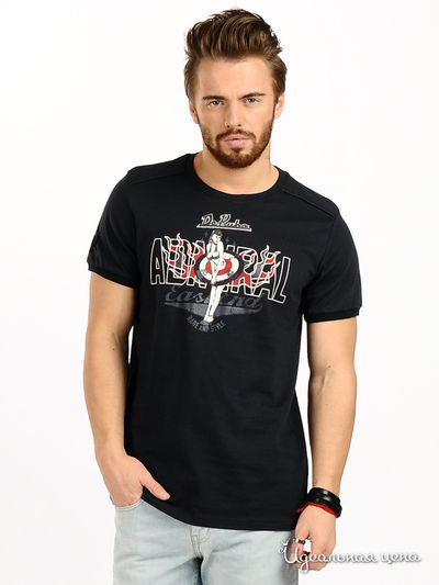 Футболка De Kuba, цвет цвет антрацитовый