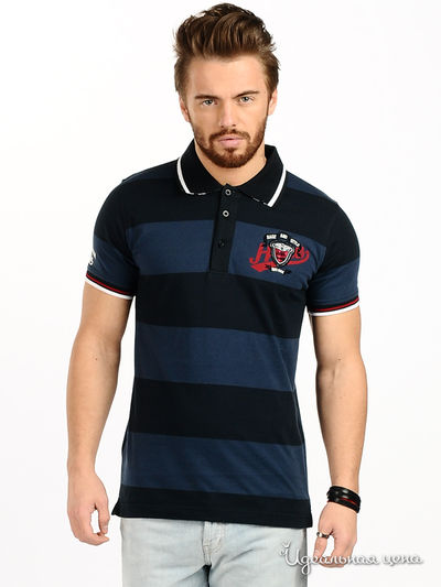 Поло De Kuba, цвет цвет темно-синий