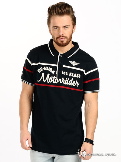 Поло De Kuba, цвет цвет темно-синий