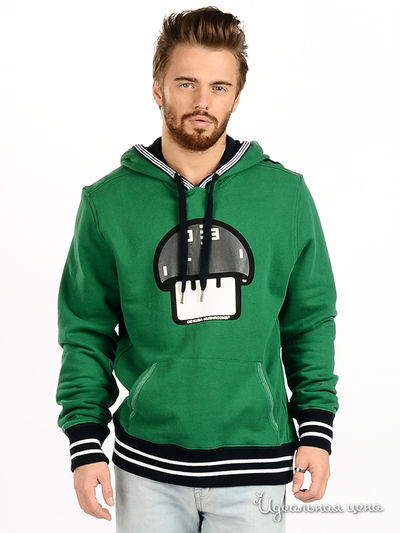 Толстовка De Kuba, цвет цвет зеленый