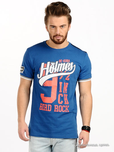 Футболка De Kuba, цвет цвет синий