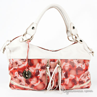 Сумка Laduella, цвет цвет красный / бежевый