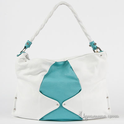 Сумка Laduella, цвет цвет белый / бирюзовый