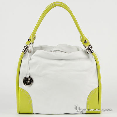 Сумка Laduella, цвет цвет белый / салатовый