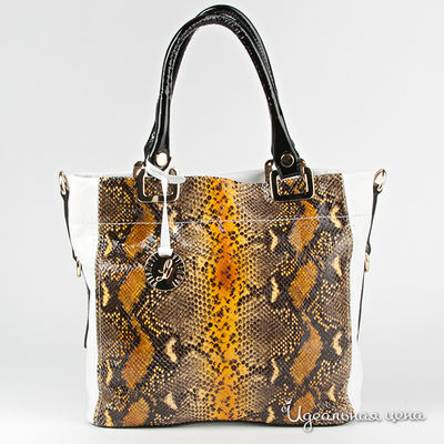 Сумка Laduella, цвет цвет белый / желтый / черный