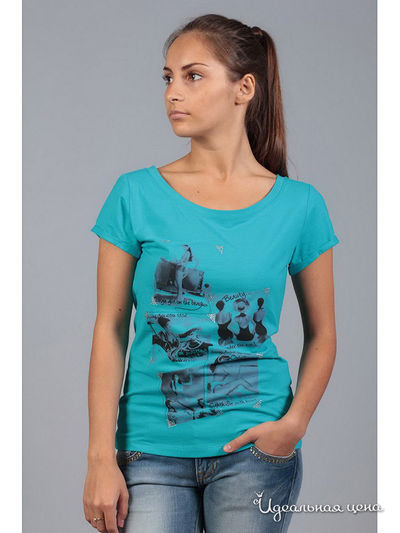 Футболка Eight Sin, цвет цвет бирюзовый