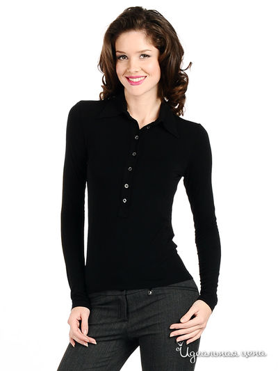 Поло Мультибренд, цвет цвет черный