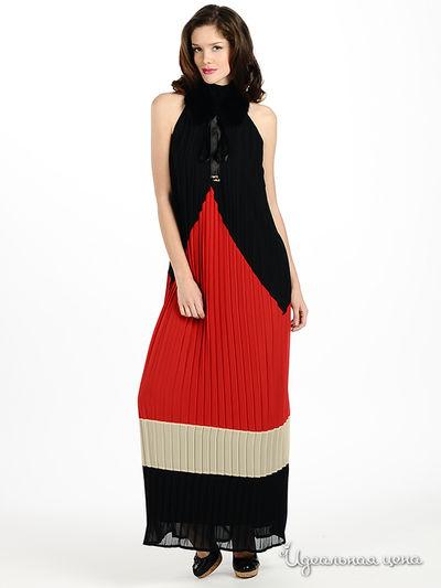 Платье Waggon, цвет цвет черный / красный