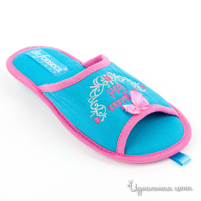 Тапочки De Fonseca, цвет цвет бирюзовый