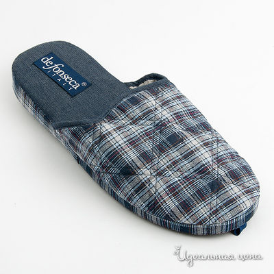 Тапочки De Fonseca, цвет цвет клечатый