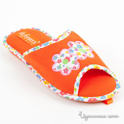 Тапочки De Fonseca, цвет цвет оранжевый
