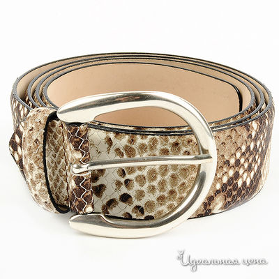 Ремень Roberto Nardi, цвет цвет белый / коричневый