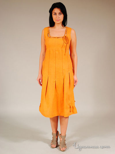 Платье Lenta, цвет цвет оранжевый