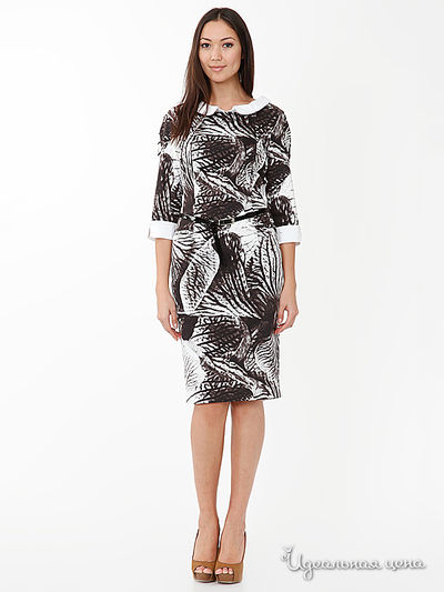 Платье Lenta, цвет цвет черный / белый