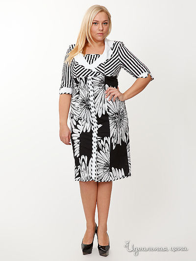 Платье Lenta, цвет цвет черный / белый