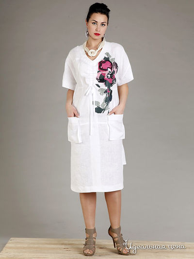 Платье Lenta, цвет цвет белый