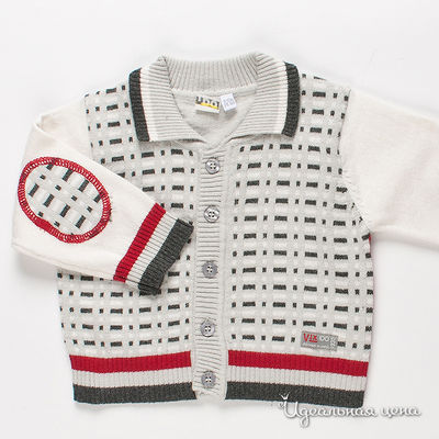 Кардиган Dodipetto, цвет цвет серый / красный